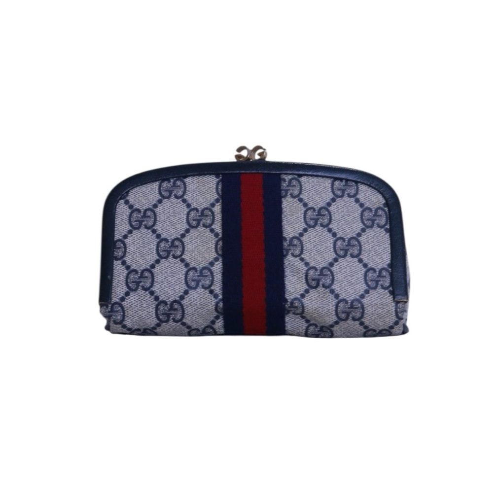 ‼️SOLD‼️ PRE-OWNED GUCCI SUPREME COSMETIC POUCH – PP3G8612789
